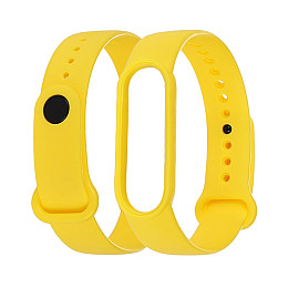 Ремешок силіконовий Anchor для Xiaomi Mi Band 4/ Band 3 Жовтий
