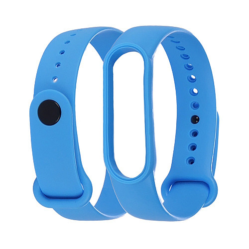Ремешок силиконовый Anchor для Xiaomi Mi Band 4/ Band 3 Светло-голубой