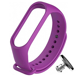 Ремешок силіконовий ANCHOR Xiaomi Mi Band 4/ Band 3 Темно-Фіолетовий
