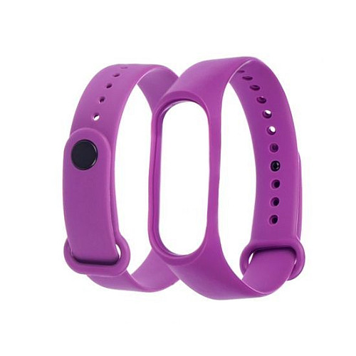 Ремешок силиконовый ANCHOR Xiaomi Mi Band 4/ Band 3 Темно-Фиолетовый