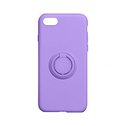 Чехол Totu Ring Color для Apple iPhone SE 2020 Фиолетовый