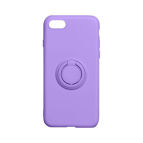 Чехол Totu Ring Color для Apple iPhone SE 2020 Фиолетовый