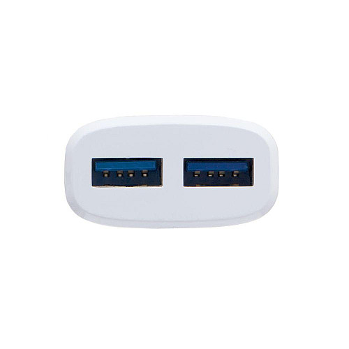Сетевая зарядка Inkax CD-11 2.1A 2 USB адаптер Белый