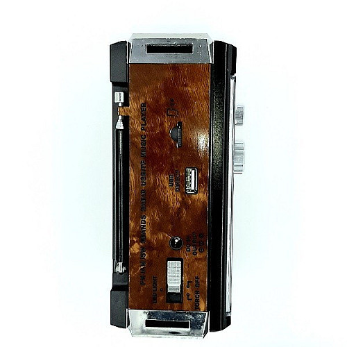 Радиоприемник GOLON RX-381 USB+SD Коричневый