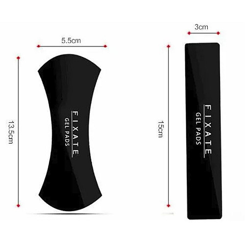 Держатель для телефона універсальний FIXATE Gel Pads Black (av024-hbr)