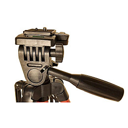 Універсальний штатив трипод TriPod 380A 0.5-1.35м розкладний для камери та телефону переносний з рівнем і чохлом тринога
