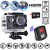 Экшн камера Action Camera SPORT Z3 PRO Wi Fi с пультом и боксом для подводной съемки в комплекте с креплениями+Карта памяти 32Гб