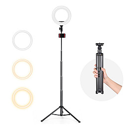Держатель с кольцевым освещением JOYROOM JR-ZS228 AKL02 черный