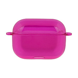 Футляр для навушників Airpods Pro Neon Color 8, Яскраво-рожевий