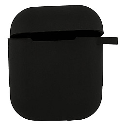 Футляр для наушников Airpods 1/2 With Lock Черный