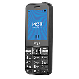 Мобільний телефон ERGO E281 Dual Sim Black (6653749)