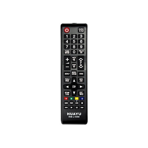 Універсальний пульт HUAYU SAMSUNG RM-L1088 корпус AA59-00741A ic Black