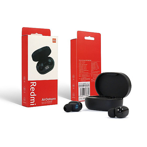 Гарнитура Double с кейсом Bluetooth цифровой индикатор заряда Redmi AirDotspro 9834