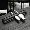 Органайзер для кабеля ExtraDigital Cable Clips CC942 Черный на 5