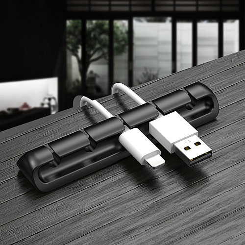 Органайзер для кабеля ExtraDigital Cable Clips CC942 Черный на 5