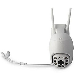 Камера наружного видеонаблюдения Visio CAM-6-IP Wi-Fi поворотная видеокамера уличная 2.0mp, 360°/90° Белый