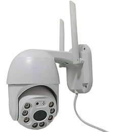 Камера наружного видеонаблюдения Visio CAM-6-IP Wi-Fi поворотная видеокамера уличная 2.0mp, 360°/90° Белый