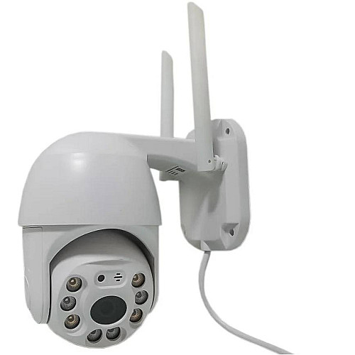 Камера зовнішнього відеоспостереження Visio CAM-6-IP Wi-Fi поворотна відеокамера вулична 2.0mp, 360°/90° Білий