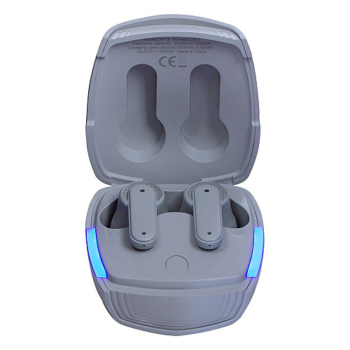 Бездротова гарнітура Hoco EW13 TWS Bluetooth V5.1 500 мАг Сірий