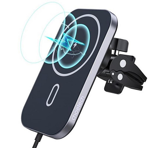 Беспроводное зарядное устройство CHOETECH Car Magnetic Mount Inductive Qi Charger 15W (T200-F)