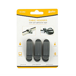Органайзер для кабеля Piko CC-912 Сірий (1283126476877)