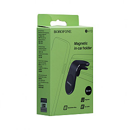 Держатель для смартфона Borofone BH10 магнітна фіксація пристрою Black