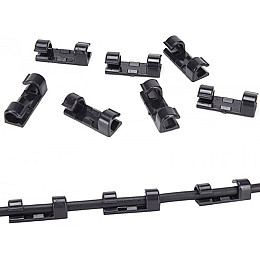 Держателі для кабеля на самоклеючій основі Little Bean затискачі 20 шт/уп Чорний