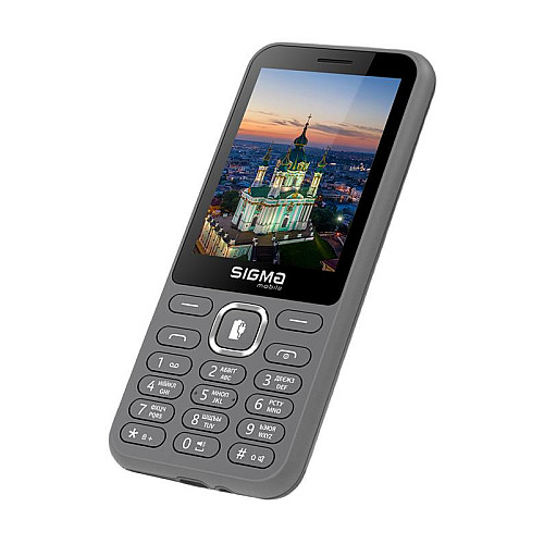 Мобільний телефон Sigma mobile X-style 31 Power Type-C Dual Sim Сірий