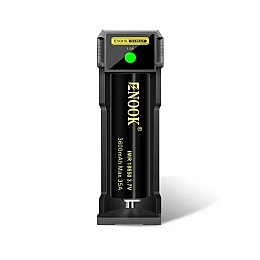 Зарядное устройство на 1 слот Enook Charger Plus X1 Black (11017-hbr)