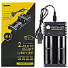 Зарядное устройство на 2 слота BMAX Charger Black (11009-hbr)