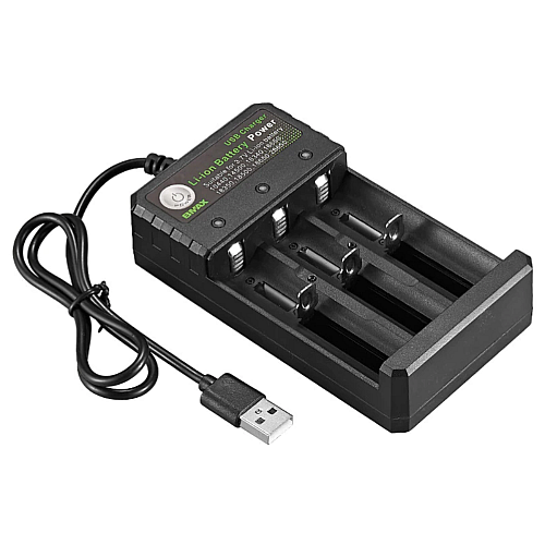 Зарядний пристрій на 3 слоти BMAX Charger Black (11010-hbr)