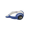 Беспроводные Bluetooth-наушники с ушками Cat Ear VZV-24M/8079 LED Синие