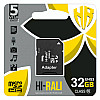 Карта пам'яті з адаптером Hi-Rali Micro SDHC 32gb UHS-3 Class 10 Чорний