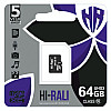Карта памяти Hi-Rali Micro SDXC 64gb UHS-3 10 Class Черный