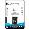 Карта памяти с адаптером T&G Micro SDHC 16gb UHS-1 Class 10 Черный