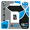 Карта памяти Hi-Rali Micro SDHC 16gb UHS-1 10 Class Черный