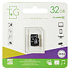 Карта пам'яті T&G Micro SDHC 32gb UHS-1 10 Class Чорний