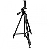 Штатив для камери та телефону TRIPOD 380A 0.5 м -1.35 м Чорний