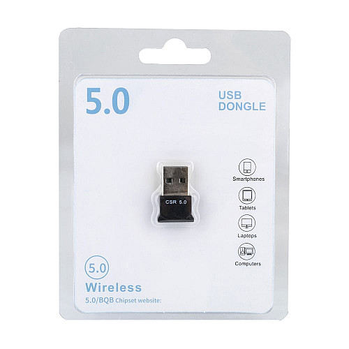 Адаптер USB Блютуз для компьютера и ноутбука ANCHOR CSR 5.0 RS071 Черный