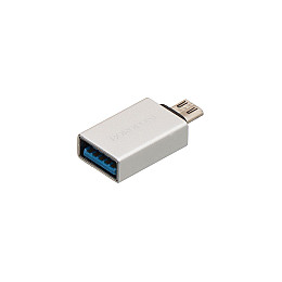 Переходник адаптер Borofone BV2 USB-A на Micro-USB OTG USB 3.0 Срібний