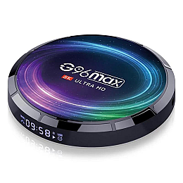 Android Smart TV Box G96 Max W2 4Gb/64GB 4K UltraHD Android 11 Чорний (3_03395)