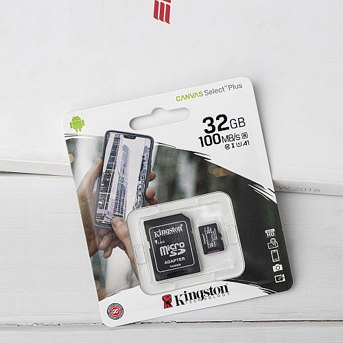 Карта пам'яті з адаптером MicroSDHC King UHS-1 32gb Class 10 Чорний
