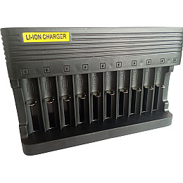 Зарядное устройство на 10 отсеков Charger Li-ion MS-10810A (11664-hbr)