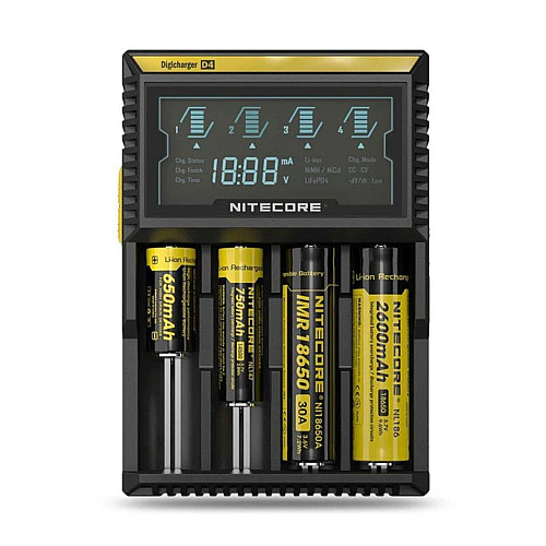 Зарядное устройство на 4 отсека Nitecore D4 (11668-hbr)