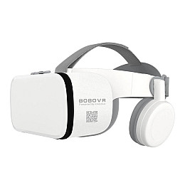 VR Окуляри шолом віртуальної реальності з пультом BOBO VR Z6 White (ігрова версія)