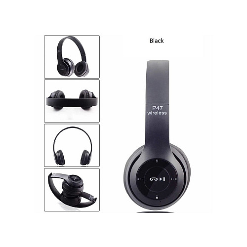 Бездротові накладні bluetooth навушники MDR P47 з MP3 плеєром