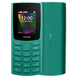 Мобільний телефон Nokia 106 Dual SIM TA-1564 Зелений (6906571)