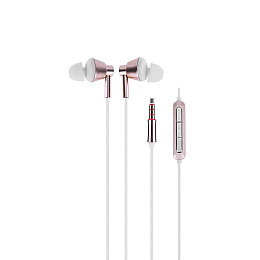 Наушники вакуумні провідні Deepbass Ufeeling U-16 White Gold (11206-hbr)