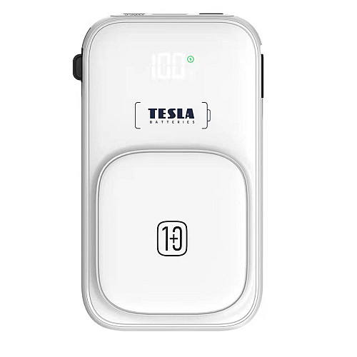 УМБ TESLA Fast Charge Wireless Power Bank 10000mAh (MagSafe) White