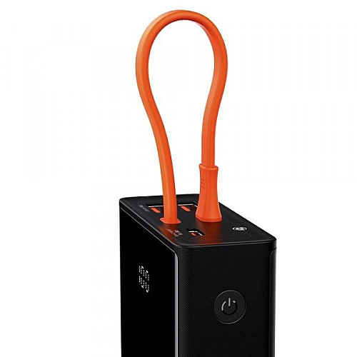 УМБ Power Bank Baseus Elf Digital Display 20000mAh 65W 5A, QC3.0+PD3.0 та з Type-C кабелем 65W Чорний